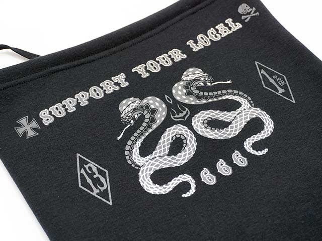 全4色【SKULL FLIGHT/スカルフライト】2025SS「Riders Fleece Neck