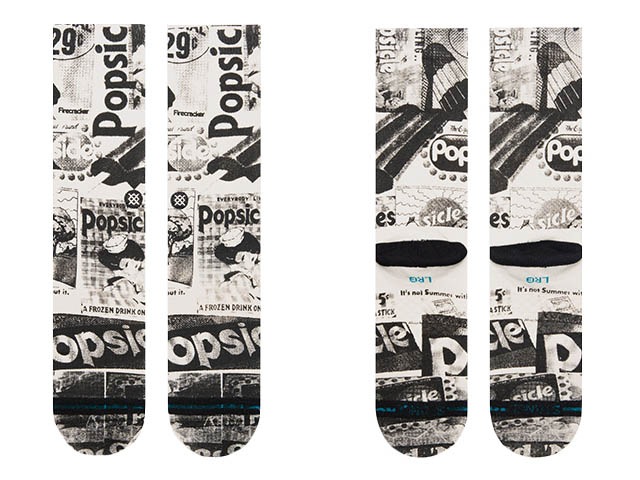 【STANCE SOX/スタンスソックス】「Crew Socks”POPSICLE”/クルーソックス”ポプシクル”」(Good  Huｍor/グッドヒューマー/NBA/バスケ/MLB/野球/ソックス/アメカジ/ハーレー/ホットロッド/バイカー/プレゼント/靴下/WOLF