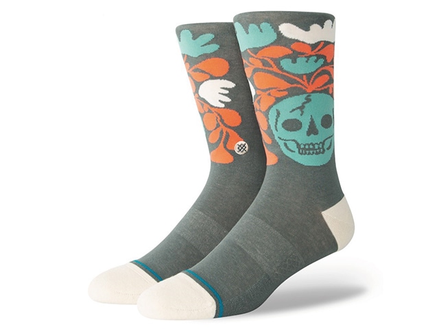 STANCE SOX/スタンスソックス】「Crew Socks”SKELLY NELLY”/クルー