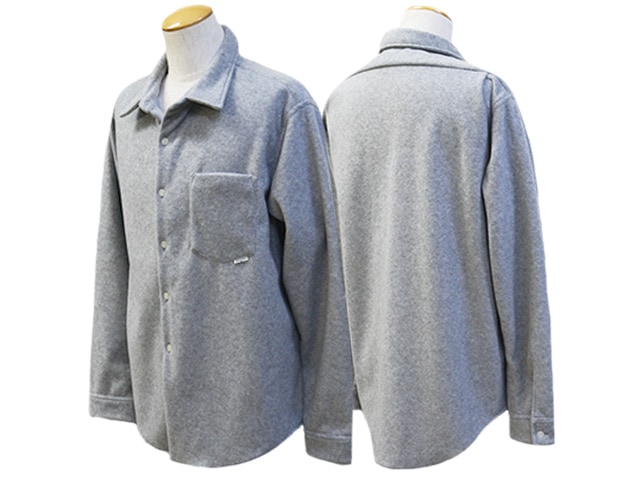 【Sugar＆Co./シュガーアンドコー】2023AW「Fleece CPO Shirts/フリースCPOシャツ」(SGR-SH07),  (デニム/ジーンズ/インディゴ/アメカジ/ハーレー/ホットロッド/ミリタリー/WOLF PACK/ウルフパック)-WOLF PACK