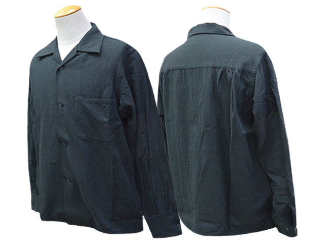 か*ー様 CMMN SWDN TURE M22W682 オープンカラーシャツ 全2色【WILD AT HEART/ワイルドアットハート】2026SS「Open Collar L/S