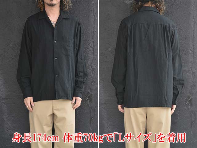 全2色【WILD AT HEART/ワイルドアットハート】2026SS「Open Collar L/S