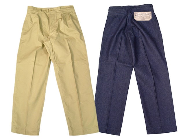 全2色【WILD AT HEART/ワイルドアットハート】「Chino Trousers”Center