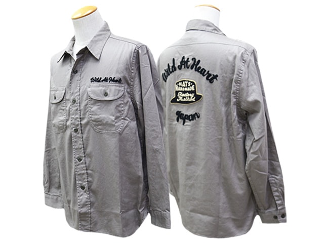 全2色【WILD AT HEART/ワイルドアットハート】2025AW「Cotton Work L/S