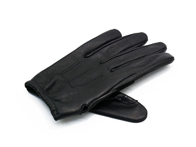 Vin&Age 牛革グローブ(GLOVES TYPE VG15S-A) GRAY/BLACK (YELLOW) L 全