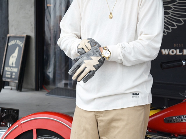 全2色【Vin&Age/ヴィン&エイジ】2026AW「Leather Short Glove”Bolt