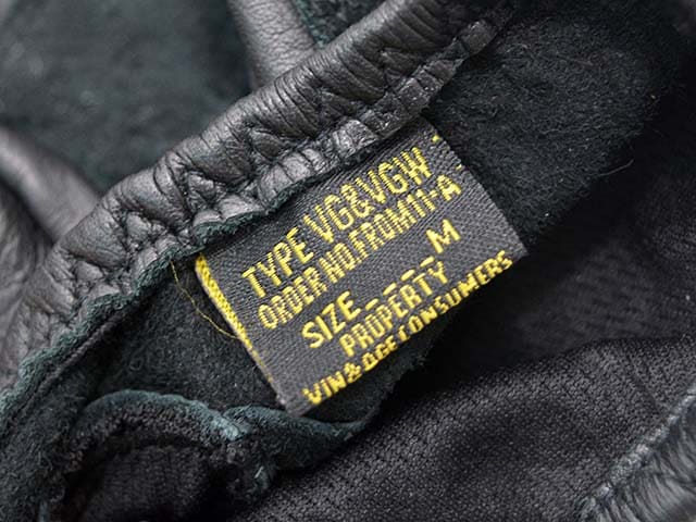 全2色【Vin&Age/ヴィン&エイジ】2026AW「Leather Short Glove”Bolt