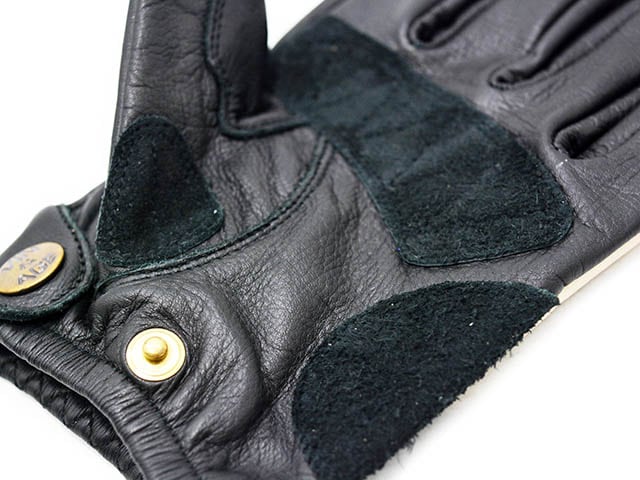 全2色【Vin&Age/ヴィン&エイジ】2026AW「Leather Short Glove”Scallop