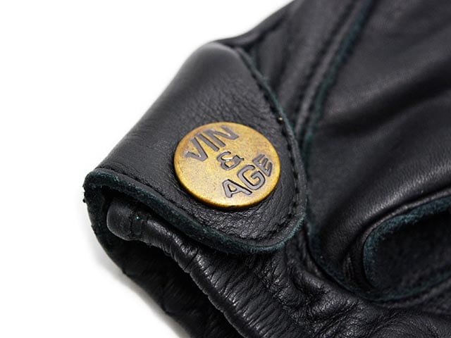 全2色【Vin&Age/ヴィン&エイジ】2026AW「Leather Short Glove”Scallop
