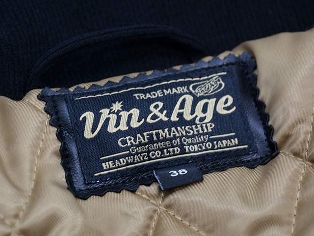 全3色【Vin&Age/ヴィン&エイジ】2025AW「Letterman Jacket/レターマン
