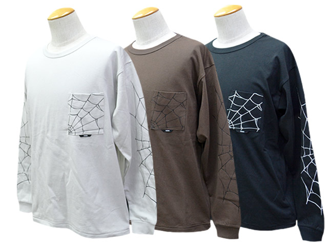 全3色【Vin&Age/ヴィン&エイジ】2026SS「Spider Web L/S Tee