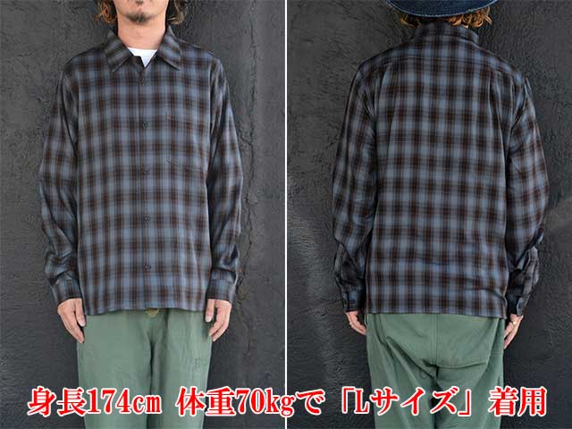 全3色【Vin&Age/ヴィン&エイジ】2025AW「Semi Wide Ombre Shirts