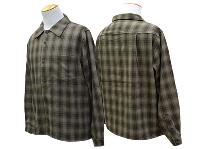 全3色【Vin&Age/ヴィン&エイジ】2025AW「Semi Wide Ombre Shirts
