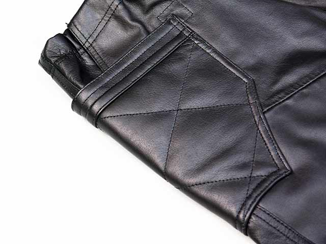 全2色【Vin&Age/ヴィン&エイジ】2025AW「Leather Ride Gear Pants