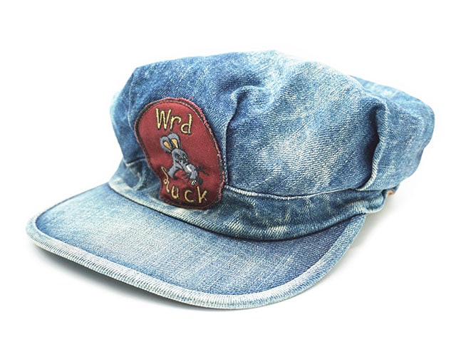 WEIRDO/ウィアード】2024AW「Denim Work Cap”GOOD WORK？”/デニムワークキャップ”グッドワーク？”」(WRD-24-AW-G01  VF) | ブランド,W,WEIRDO | WOLF PACK