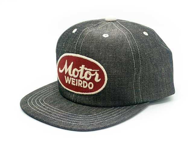 全3色【WEIRDO/ウィアード】2024SS「Denim Trucker Cap”EXCUSE MY  DUST”/デニムトラッカーキャップ”エクスキューズマイダスト”」(WRD-24-SS-G01)-WOLF PACK