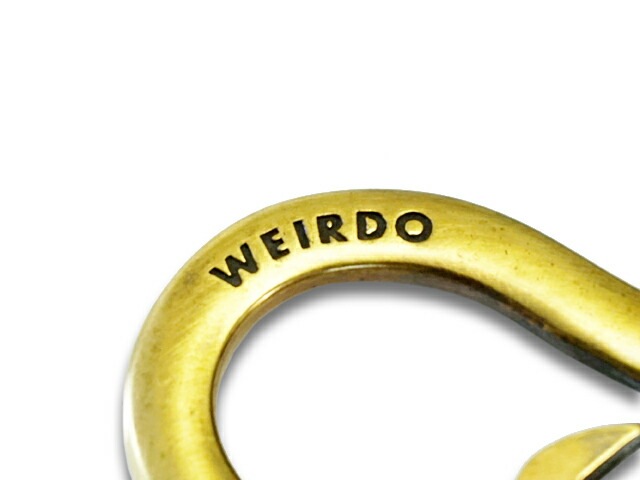 【WEIRDO JEWELRY/ウィアードジュエリー】「Spanner Key  Chain/スパナーキーチェーン」(Brass)(GANGSTERVILLE/ギャングスタービル/GLAD  HAND/グラッドハンド/アメカジ/ハーレー/ホットロッド/アクセサリー/プレゼント/WOLF