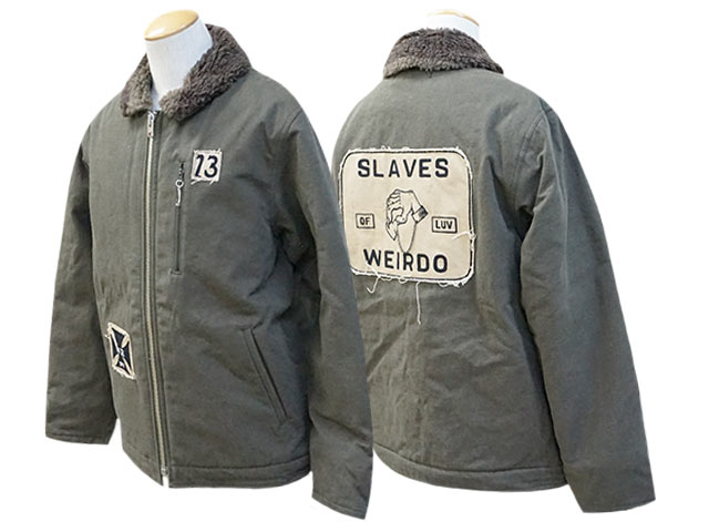 【WEIRDO/ウィアード】2023AW「Slaves Deck  Jacket/スレイブスデッキジャケット」(WRD-23-AW-01)(GANGSTERVILLE/ギャングスタービル/GLAD  HAND/グラッドハンド/WOLF PACK/ウルフパック/アメカジ)-WOLF PACK
