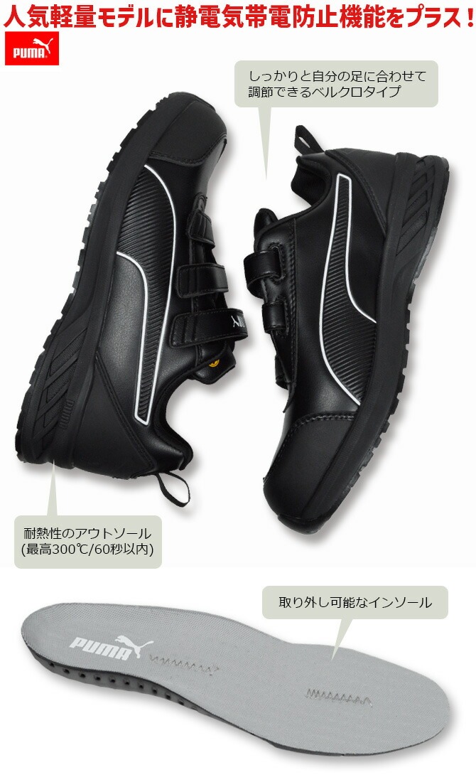 安全靴 PUMA プーマ セーフティー ライダー 2.1 ロー フック＆ループ