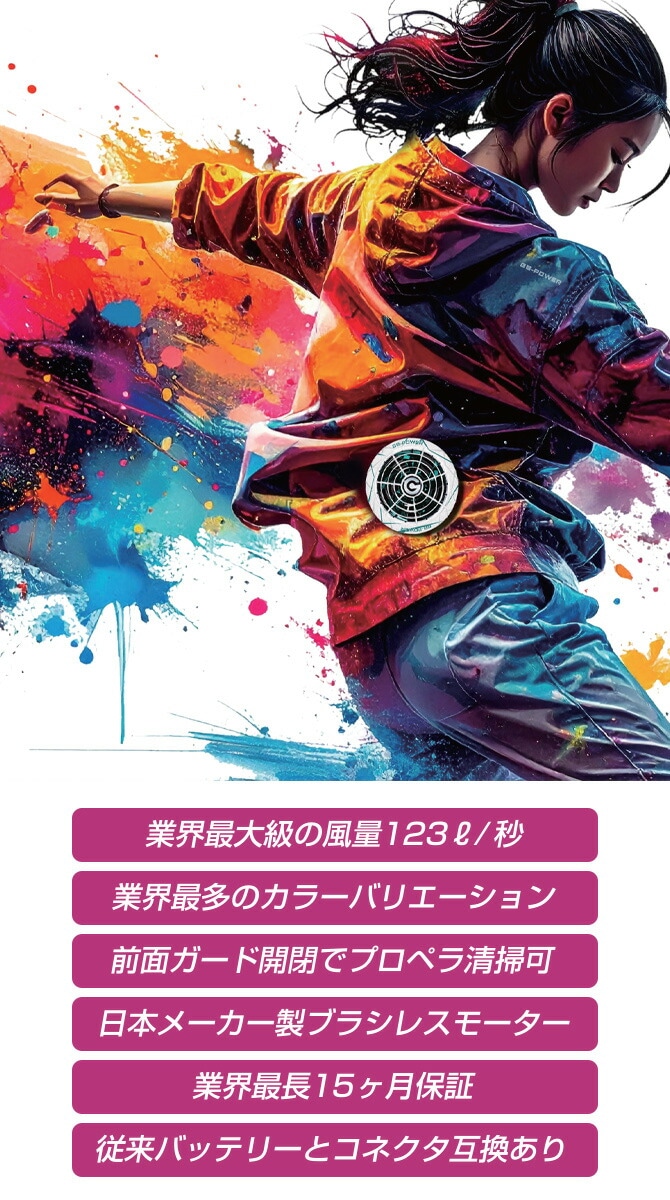 2026年 新型 長信ジャパン GB-POWER 30V バッテリー ＆ ファン セット
