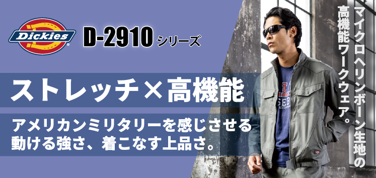 ディッキーズ D-2910 商品ページはこちら