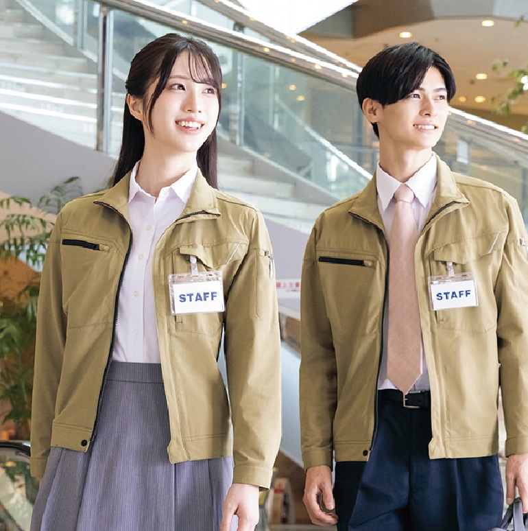 アイトス AZ-2431 TULTEX 長袖ブルゾン 男女兼用 春夏 ストレッチ JIS