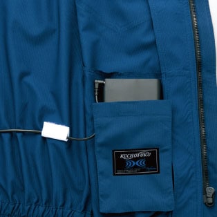 AITOZ空調服 Lサイズ パワーファンセット 空調服 25V ファン・バッテリーフルセット AZ-2998 半袖ブルゾン AZ