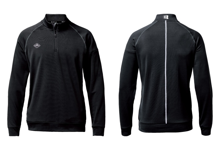 バートル 4113 ハーフジップシャツ オールシーズン ユニセックス