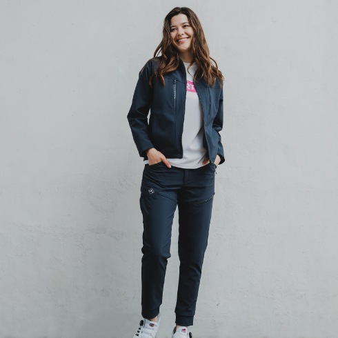 はる バートル 833 ジョガーパンツ 秋冬 ユニセックス ストレッチ 撥水 2025