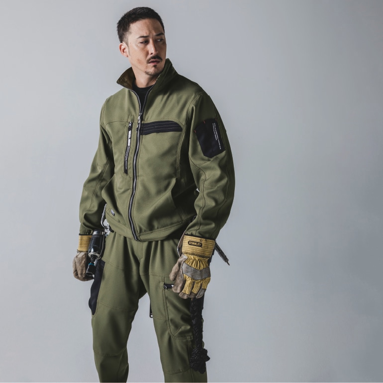 寅壱 7030-124 7030-219 ワークジャケット カーゴパンツ 上下セット