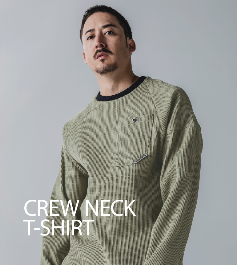 寅壱 9285-617 長袖クルーネックTシャツ 秋冬 ドライ 速乾性 UVカット