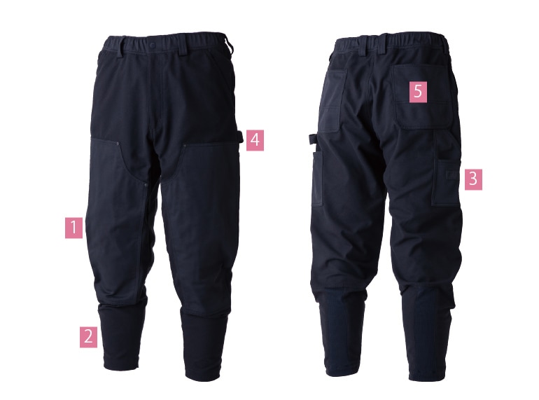 TSデザイン 55324 ニッカーズダブルニーパンツ 秋冬 軽量 ストレッチ