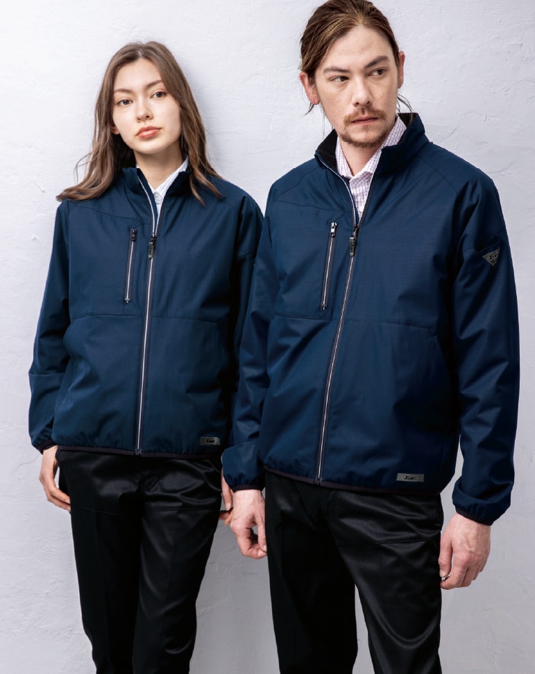 ジーベック XEBEC 145 軽防寒ブルゾン 2WAYストレッチ JIS T8118適合