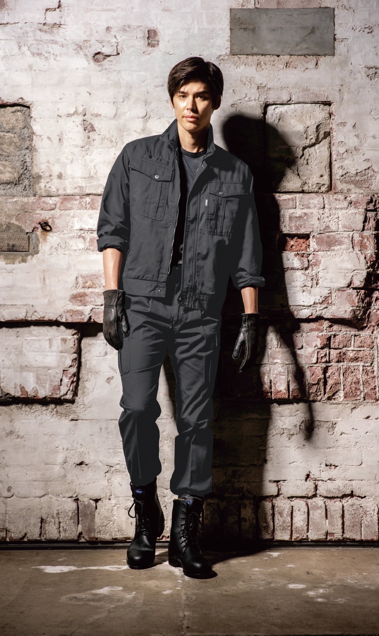 ジーベック1780イメージ画像、綿100％、ソフト風合い、洗い加工、NEWバンザイカット