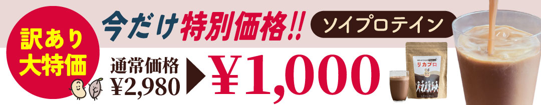 はたらくひとのためのSOYプロテインのリンク