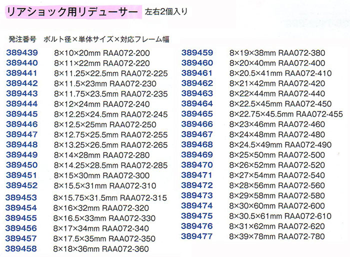 SRサンツアー リアショック用リディーサ 【自転車】【マウンテンバイクパーツ】【リアショック】【SRサンツアー】 dtBtss3PLY,  自転車アクセサリー - tristanmiller.com.au