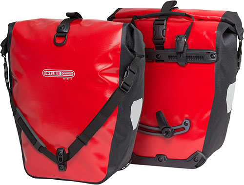 【値下げ可】ORTLIEB バックローラークラシックQL21 F5305 レッド オルトリーブ バックローラークラシックQL21(ペア) F5302 レッド