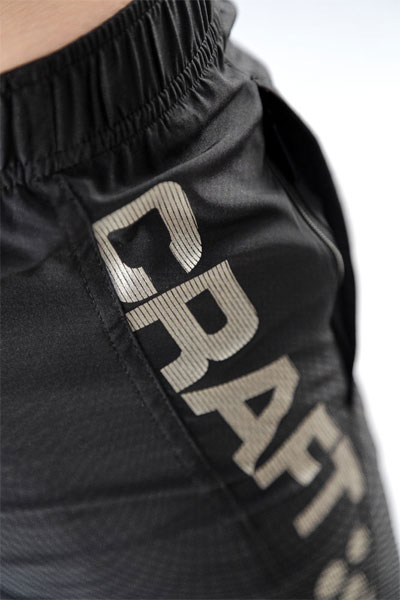 クラフト Deft Stretch Shorts ブラック/シルバー 