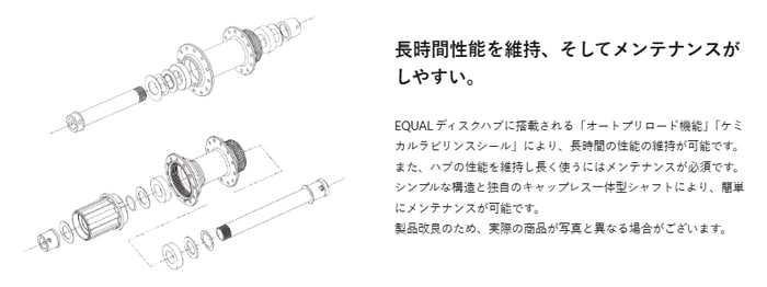 イコール ディスクハブ リア カンパN3Wフリーボディ 28H | ロード