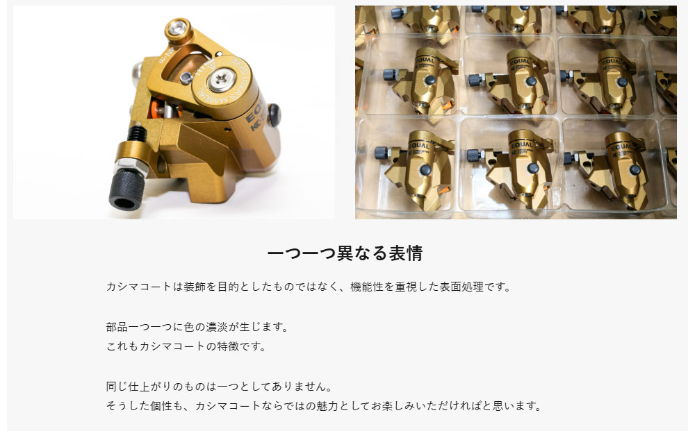 イコール 機械式ディスクブレーキキャリパー ポストマウント カシマ