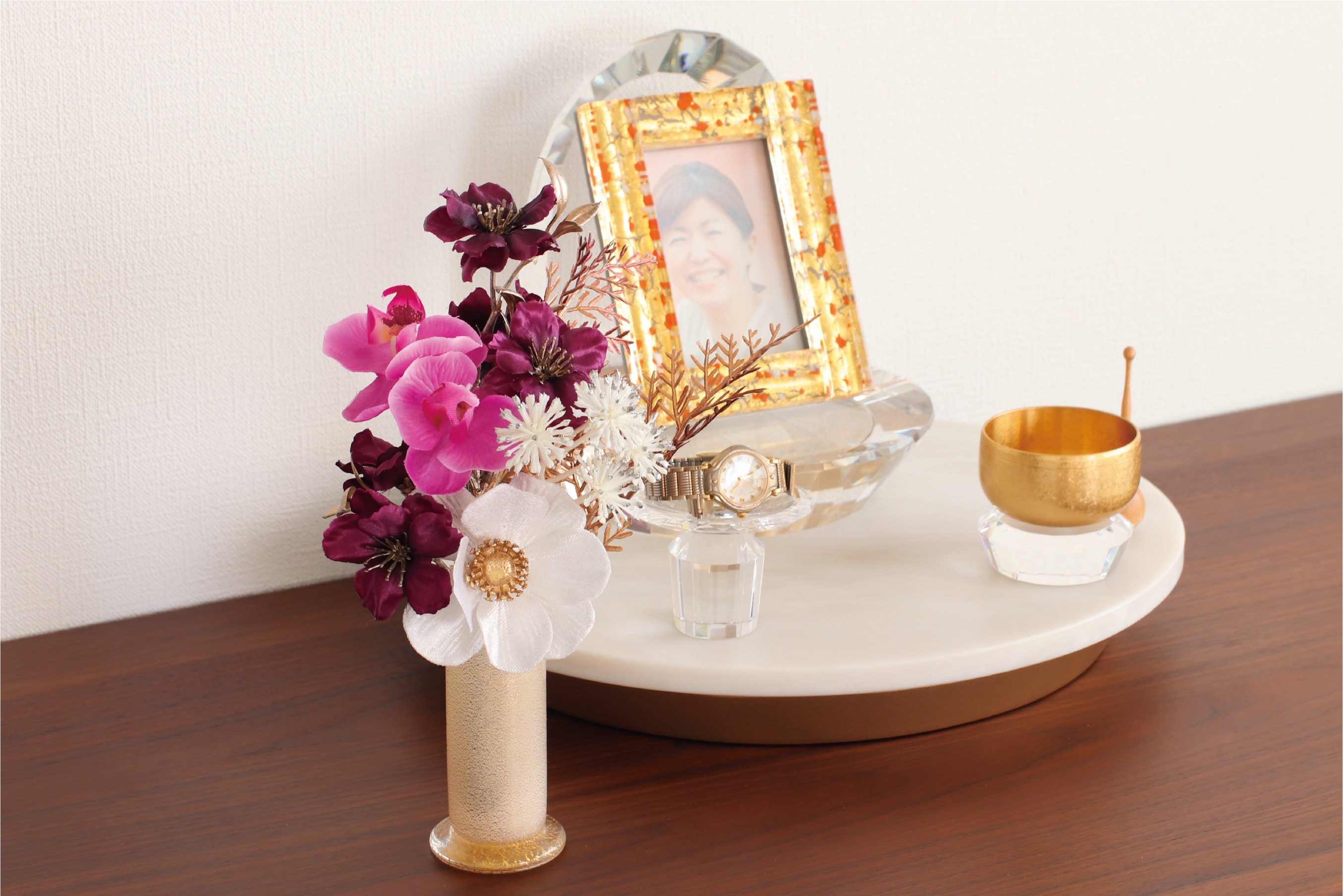 メモリアルフラワーmini パープルダイヤ × フラーゼ