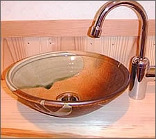 手洗い鉢設置例