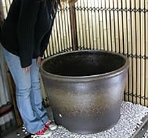 大きな手水鉢