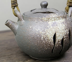 茶香炉　陶器茶こうろ　アロマポット　信楽焼
