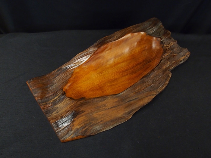 屋久杉良杢自然アクセサリー皿626 | 屋久杉小物・文具,アクセサリー皿 