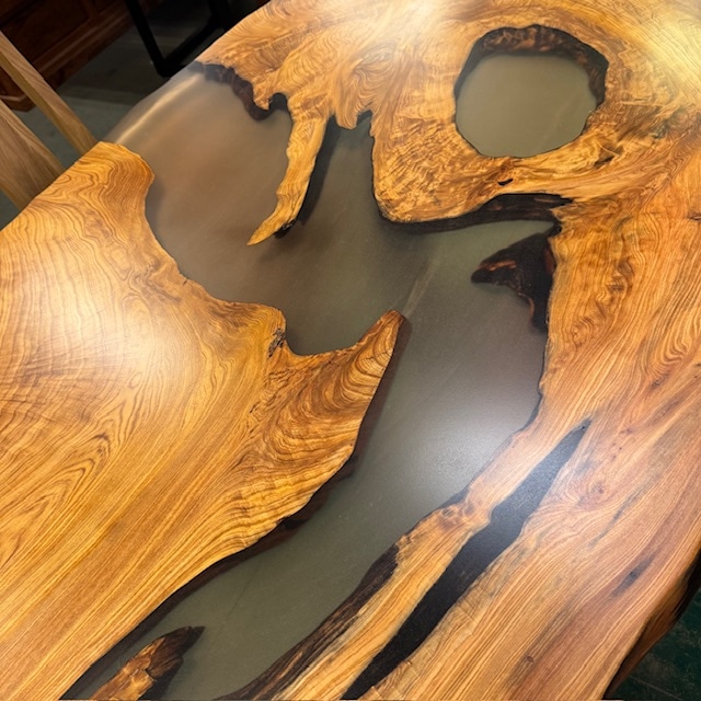 屋久杉レジン ダイニングテーブル（椅子は別途）182 | 屋久杉