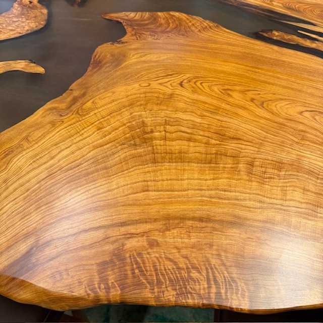 屋久杉レジン ダイニングテーブル（椅子は別途）182 | 屋久杉テーブル