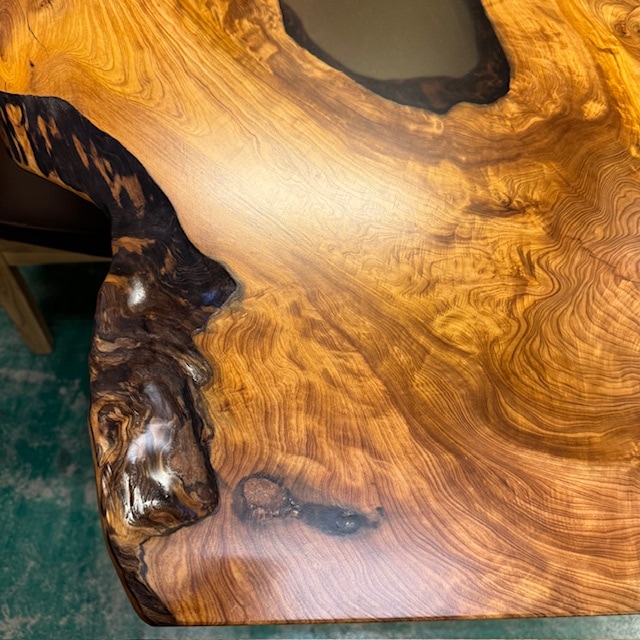 屋久杉レジン ダイニングテーブル（椅子は別途）182 | 屋久杉テーブル