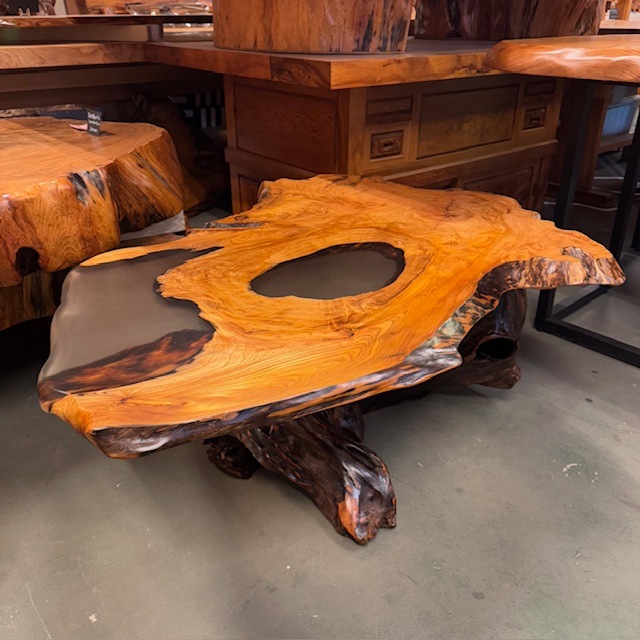 屋久杉レジン センターテーブル183 | 屋久杉テーブル | 屋久杉堂