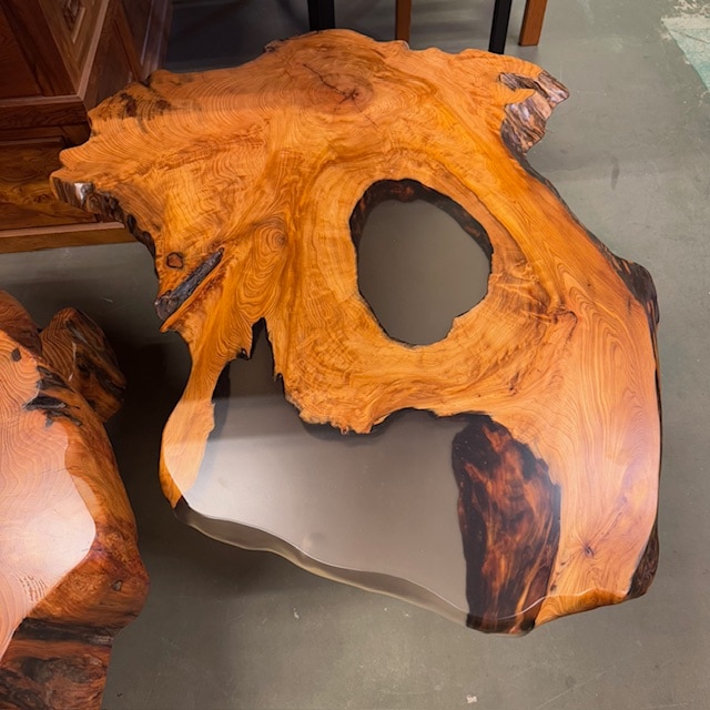 屋久杉レジン センターテーブル183 | 屋久杉テーブル | 屋久杉堂